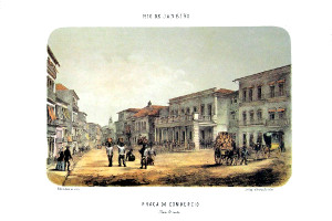 Praça do Comércio - Rua Direita, por P. G. Bertichem