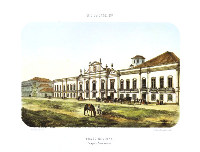 Museo Nacional - Campo d’Aclamação - P. G. Bertichem - 1856.