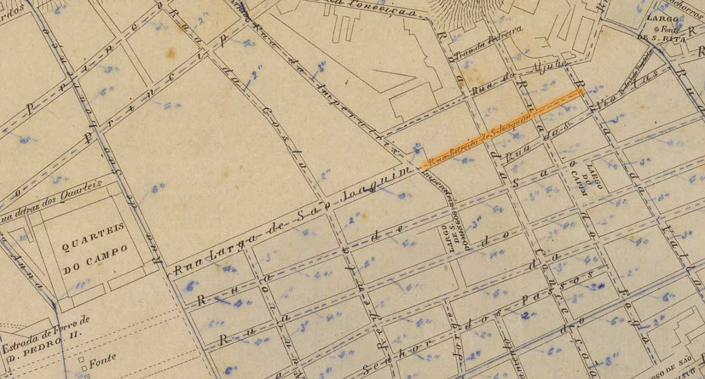 GUIA e plano da cidade do Rio de Janeiro. [S.l.: s.n.], 1858. Acervo digital da Biblioteca Nacional.