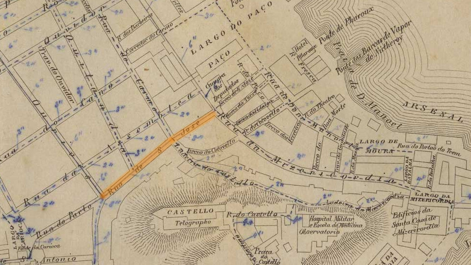 GUIA e plano da cidade do Rio de Janeiro. [S.l.: s.n.], 1858. Acervo digital da Biblioteca Nacional.