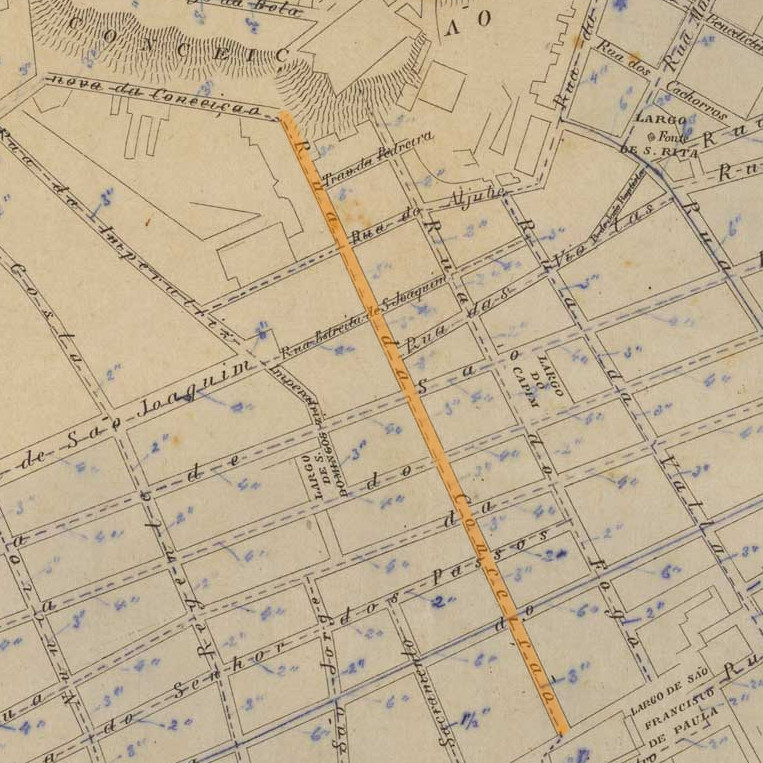 GUIA e plano da cidade do Rio de Janeiro. [S.l.: s.n.], 1858. Acervo digital da Biblioteca Nacional.