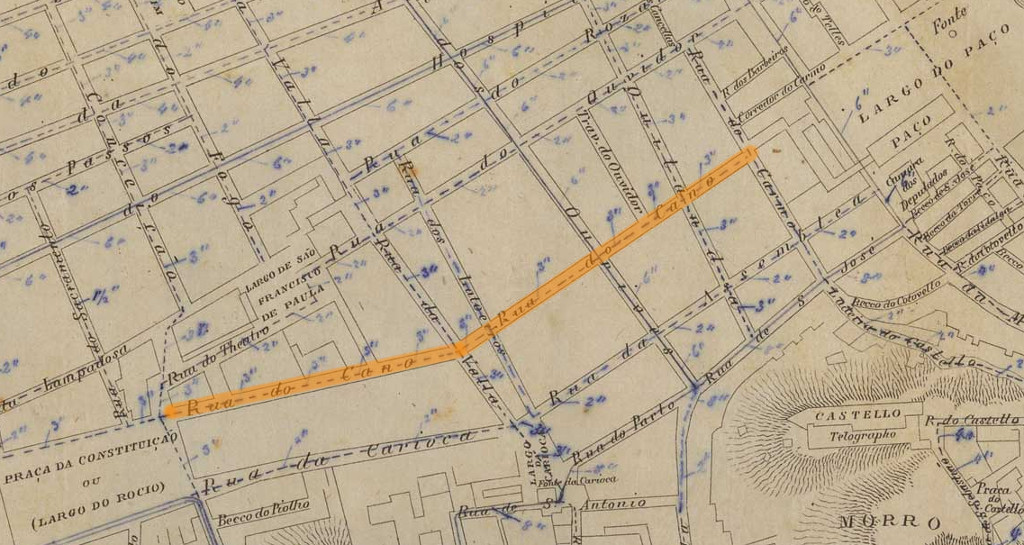 GUIA e plano da cidade do Rio de Janeiro. [S.l.: s.n.], 1858. Acervo digital da Biblioteca Nacional.