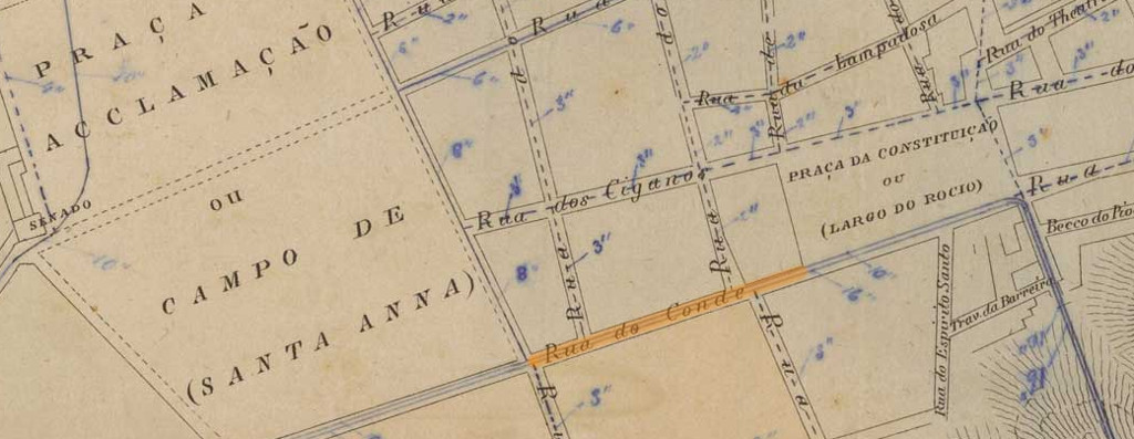 GUIA e plano da cidade do Rio de Janeiro. [S.l.: s.n.], 1858. Acervo digital da Biblioteca Nacional.