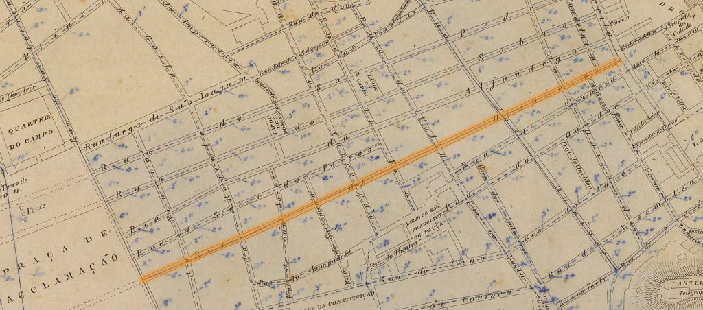 GUIA e plano da cidade do Rio de Janeiro. [S.l.: s.n.], 1858. Acervo digital da Biblioteca Nacional.