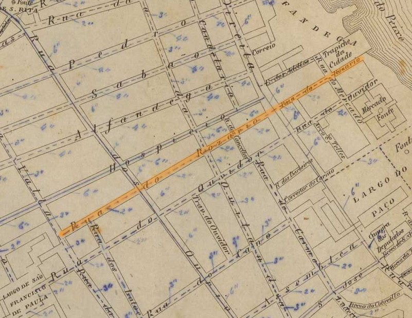 GUIA e plano da cidade do Rio de Janeiro. [S.l.: s.n.], 1858. Acervo digital da Biblioteca Nacional.