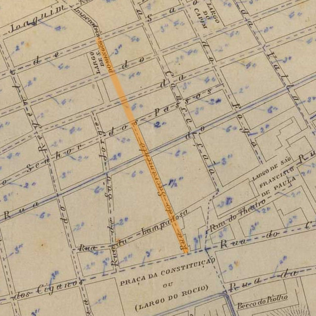 GUIA e plano da cidade do Rio de Janeiro. [S.l.: s.n.], 1858. Acervo digital da Biblioteca Nacional.