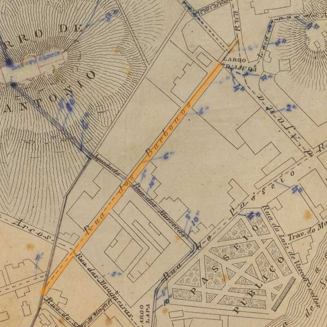 GUIA e plano da cidade do Rio de Janeiro. [S.l.: s.n.], 1858. Acervo digital da Biblioteca Nacional.