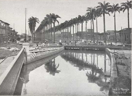 Canal do Mangue.  Acervo digital da Biblioteca Nacional.