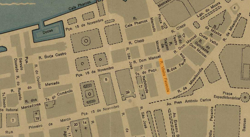 INSTITUTO CARTOGRÁFICO CANABRAVA BARREIROS. Map of The Central Part of Rio de Janeiro. Rio de Janeiro, RJ: Departamento de Turismo e Certames. Disponível na 