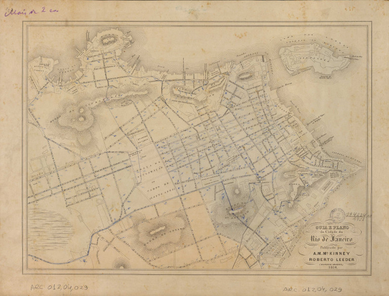 GUIA e plano da cidade do Rio de Janeiro. [S.l.: s.n.], 1858. Acervo digital da Biblioteca Nacional.