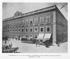 Hospital da Ordem 3ª de São Francisco no Largo da Carioca