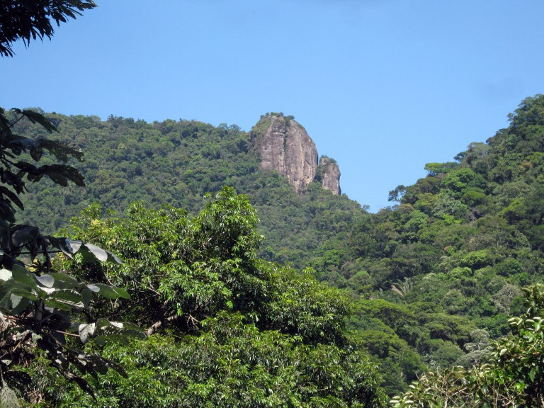 Pico Tijuca Mirim visto do Mirante do Excelsior