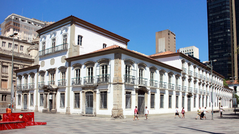 Paço Imperial na Praça XV de Novembro