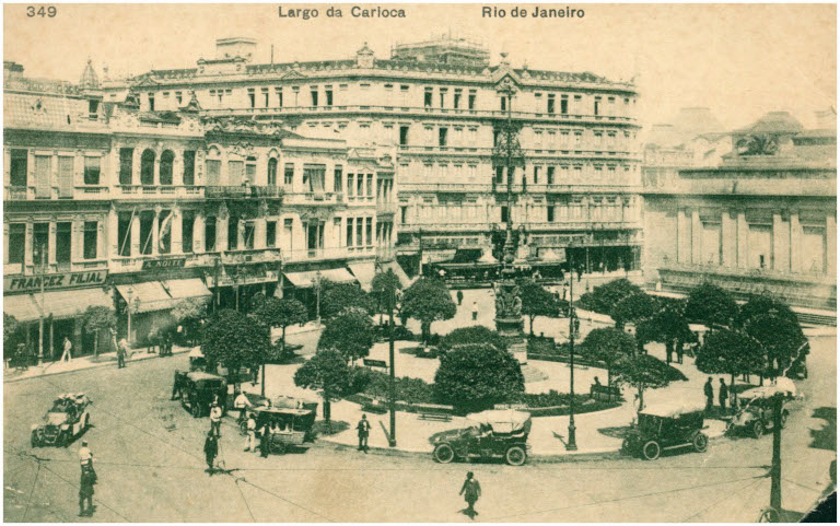 Cartão Postal Largo da Carioca : Rio de Janeiro (RJ), 