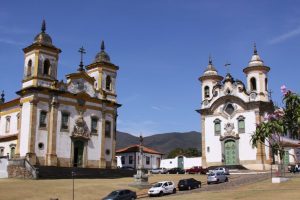 Praça Minas Gerais, em Mariana