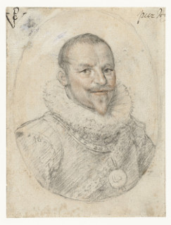 Retrato de van Piet Hein, Crispijn van de Passe, 1624, via