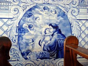 Azulejos da Igreja de Santo Antônio em 2007