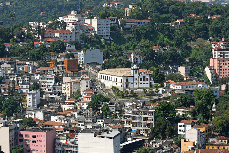 Convento de Santa Teresa visto da Cinelândia