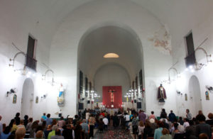 Interior da Igreja de N. Sra. do Rosário e São Benedito.