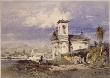 Igreja de Santa Luzia, por Eduard Hildebrandt, 