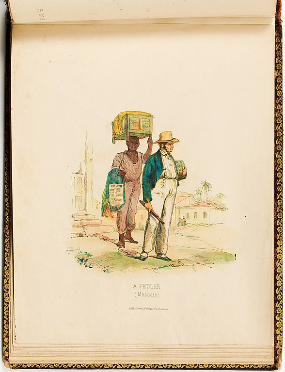 BRIGGS, Frederico Guilherme. A Pedlar: (Mascate). Rio de Janeiro, RJ: Ludwig & Briggs, 1845.